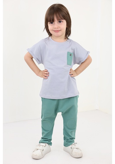 Toontoy Kids Toontoy Erkek Çocuk Eşofman Takım Gri