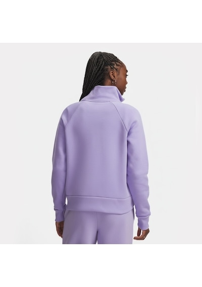 Under Armour Rival Fleece Kadın Mor Dik Yaka Sweatshirt Mor