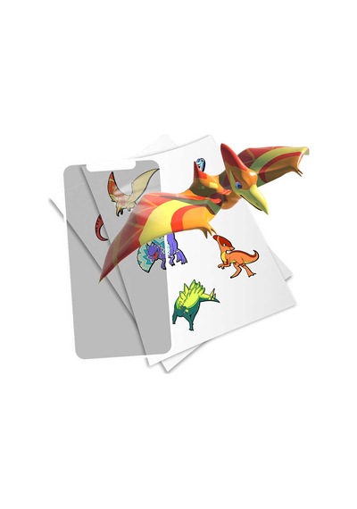 Holotoyz Sticker Jurassic Dinos Ar Uyumlu Etiket