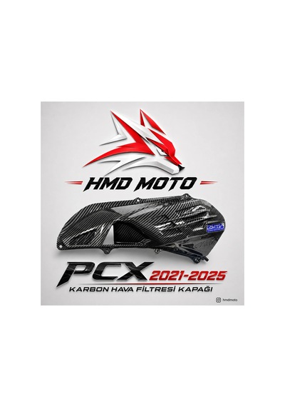 Honda Pcx 2021,2025 Uyumlu Pcx 160 Karbon Filtre Kapak