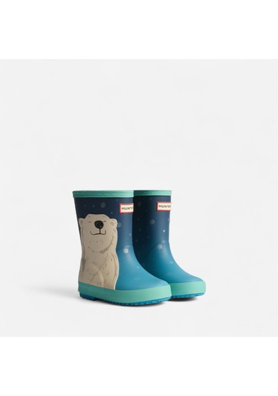 Hunter Originals Wellington Çocuk Mavi Bot Çocuk Mavi Bot Hfrk0041252-or