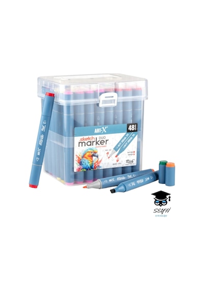 Sketch Marker Çift Taraflı Çizim Kalem Seti Art-x Rich Yüksek Kalite Kalıcı Mürekkep İade Garantili
