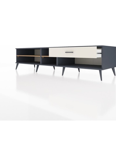 Kronos Tv Ünitesi 2 Raflı Tek Çekmeceli 220x59x51 Antrasit-çam/aytaşı Atlas Çam/aytası - Antrasıt Kronos Tv Ünitesi 2 Raflı Tek Çekmeceli 220x59x51 Antrasit-çam/aytaşı Atlas Çam/aytası - Antrasıt
