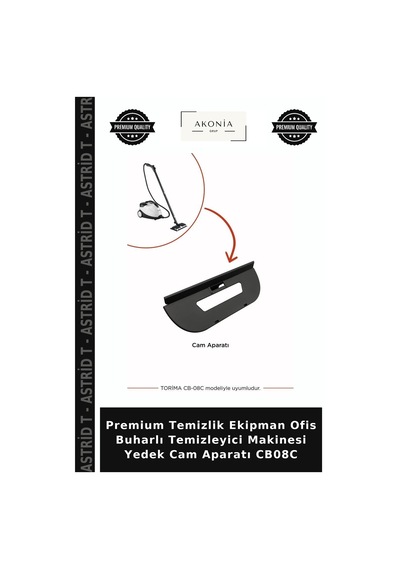 Premium Temizlik Ekipman Ofis Buharlı Temizleyici Makinesi Yedek Cam Aparatı Cb08c