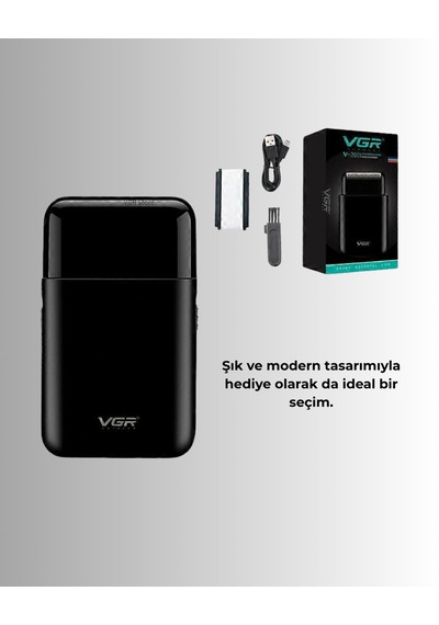 Çift Başlıklı Elektrikli Tıraş Makinesi Suya Dayanıklı Hafif Ve Ergonomik 1 - 2 Saat