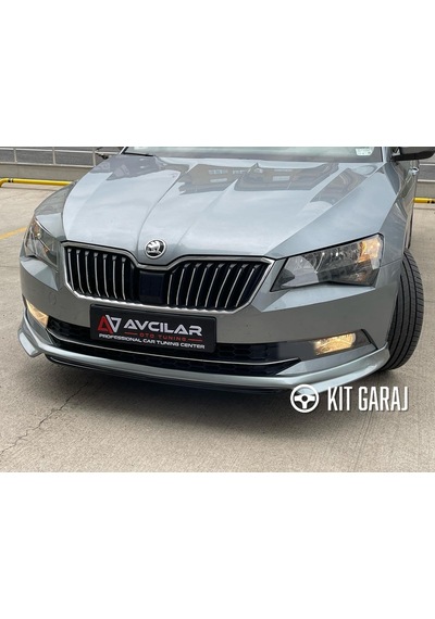 Kit Garaj Skoda Superb 2018+ Ön Ek Plastik Boyasız
