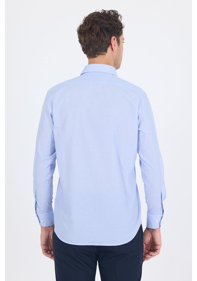 İmza Mavi Klasik Yaka Uzun Kol Cepli Comfort Fit Basic Pamuklu Gömlek 1004255002 İmza Mavi Klasik Yaka Uzun Kol Cepli Comfort Fit Basic Pamuklu Gömlek 1004255002