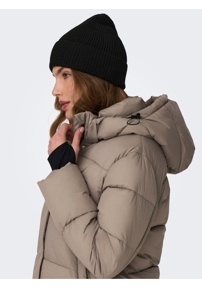 Only Ann Premium Puffer X-long Otw Kadın Kahverengi Kapüşonlu Mont 15287913-GRY Kahverengi Only Ann Premium Puffer X-long Otw Kadın Kahverengi Kapüşonlu Mont 15287913-GRY Kahverengi