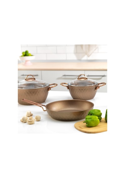 New Range Çeyiz Seti 11 Parça-bakır Metalik