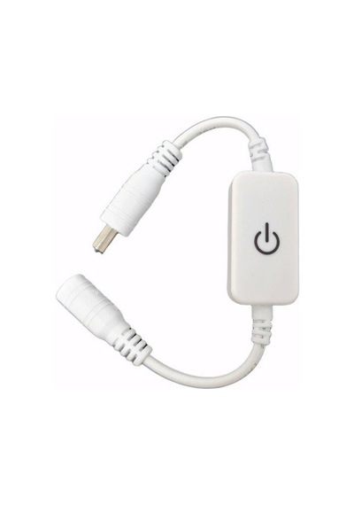 Electroon 12V-24V Dokunmatik On-Off Anahtar 5.5X2.5Mm Beyaz