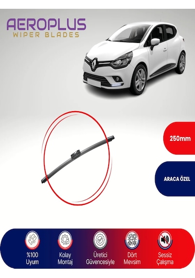 Aeroplus Renault Clio 4 Arka Silecek 2012-2020