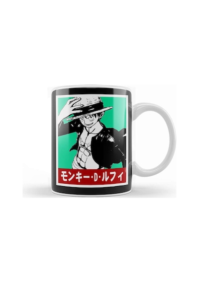 Luffy One Piece 08 Kupa Bardak Porselen No19249 Karışık