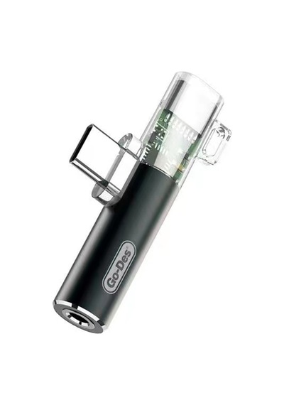 Kulaklık ve Şarj Dönüştürücü Type-C ve 3.5mm Go Des GD-CT058 Hızlı Veri Aktarımı Ve Şarj Desteği
