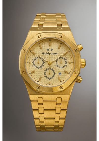 Ap Piguet Model Lüks Çelik Erkek Kol Saati Goldiçisarı - 644898349 Altın