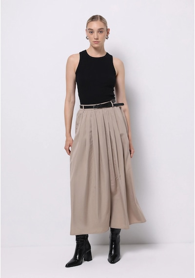Colin's Colins Maxi Length Düz Kadın Kahverengi Etek Cl1075559 Q1.v1 Vzn Vizon