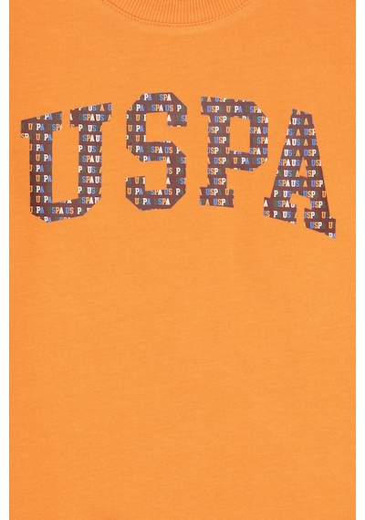 U.S. Polo Assn. Erkek Çocuk Bakır Bisiklet Yaka İnce Sweatshirt 50316527-VR182