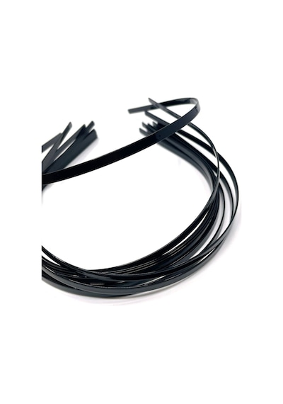 12 Adet 5 Mm Metal Taç Siyah Renk