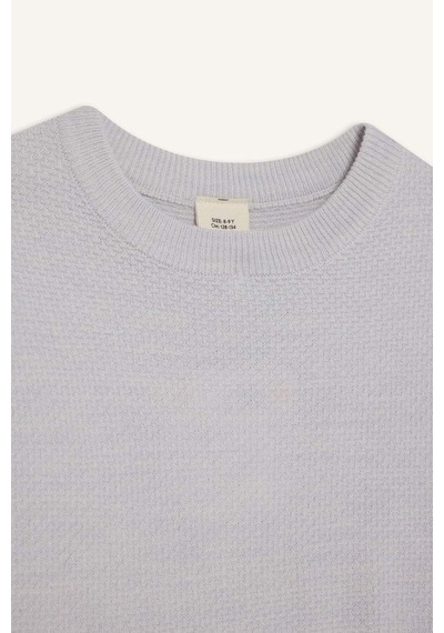 Defacto Regular Fit Basic Kazak Erkek Çocuk F4731a825augr184 Gri-gr184