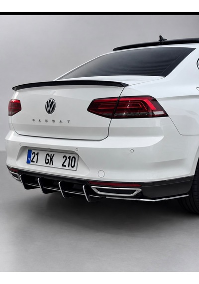 Volkswagen Passat B8 Arka Difizör Bıçak Seti Difüzör Spoyler