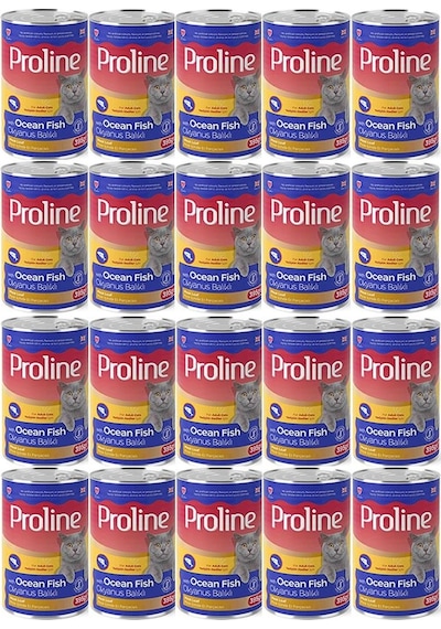 Pro Line Okyanus Balıklı Yetişkin Kedi Konservesi 20 x 395 G