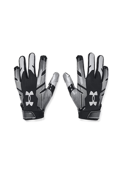 Under Armour Youth Flerg American Football Eldiveni / Çocuk Amerikan Futbolu Eldiveni Siyah-gümüş Çok Renkli