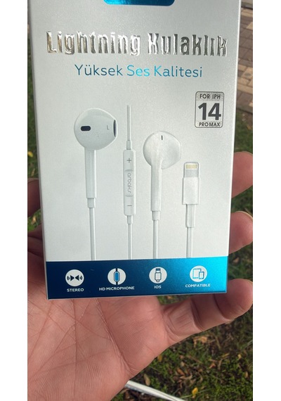 İphone Tak Kullan Lightning Kulaklık 11-12-13-14 Pro / Pro Max Uyumlu 0