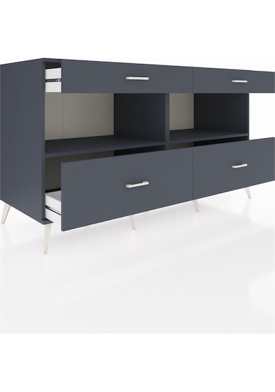 Kronos Konsol 2 Raflı 4 Çekmeceli 176x59x99 Antrasit-antrasit Antrasit-antrasit Kronos Konsol 2 Raflı 4 Çekmeceli 176x59x99 Antrasit-antrasit Antrasit-antrasit