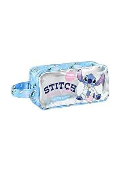 Ottonya Stitch Charm-lx Dramas Kalem Çantası Mavi Renkli Unisex Kullanım İçin Özel Tasarım Çok Renkli