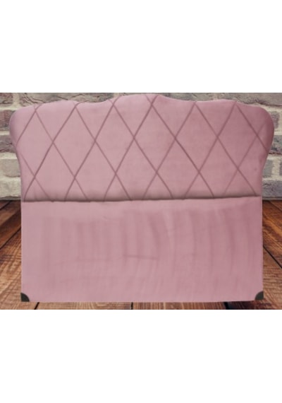 Başlık ALC GONDOL Model 90 Cm Kapitone Baby Face Pembe Kumaş Döşeme El Yapım