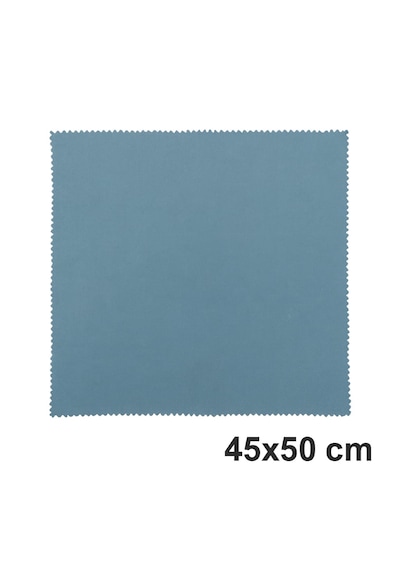 Nobera 45x50 Cam Bezi %100 Mikrofiber, Toz & Tüy Bırakmaz, Mop Uyumlu Bez 1 Adet Açık Gri