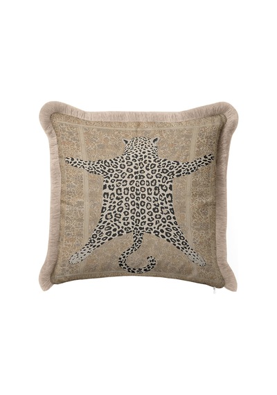 Lüks Leopar Saçaklı Yastık Kılıfı - Vintage Bohem Bej Altın Renkli Püsküllü Kırlent Kılıfı Doygun Sisli Bakır Lüks Leopar Saçaklı Yastık Kılıfı - Vintage Bohem Bej Altın Renkli Püsküllü Kırlent Kılıfı Doygun Sisli Bakır