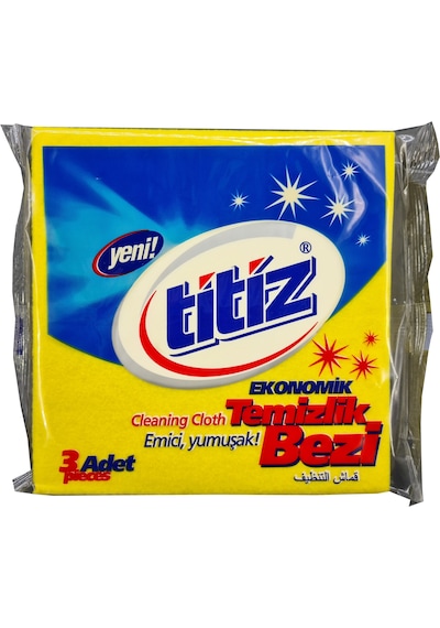 Titiz Ekonomik Temizlik Bezi 3 Adet