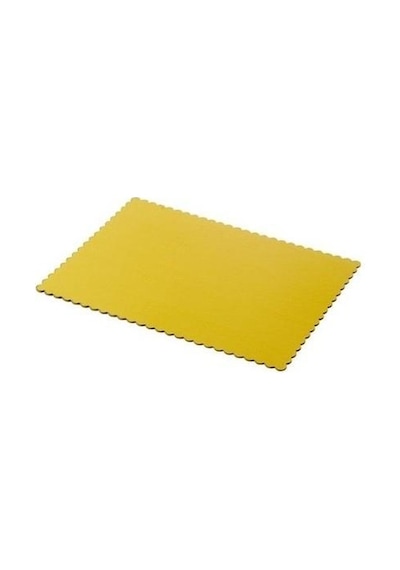 Turta Mendili / Pasta Altlığı Gold Dikdörtgen 32X45