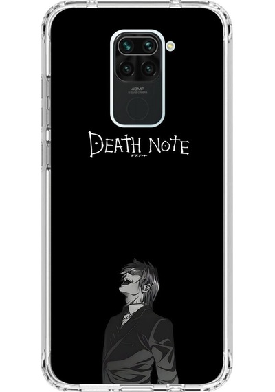 Xiaomi Redmi Note 9 Uyumlu Şeffaf Kılıf Death Note 1 Tasarımlı