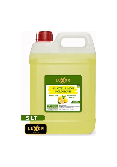Luxor 80 Derece Limon Kolonyası 5 L