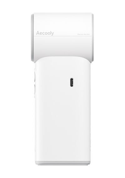 Aecooly Pm02 Buharlı Serinlik Mist Chill Özellikli 5 Kademeli Portatif Soğutucu El Fanı Beyaz