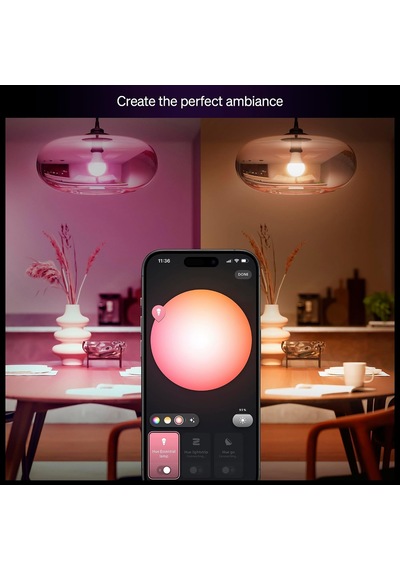 Essential 8w E27 806 Lumen Renkli Akıllı Ampul A60 2'li Ekopaket - 25.000 Saat Ampul Kullanım Ömrü 4w 78mm & Yok
