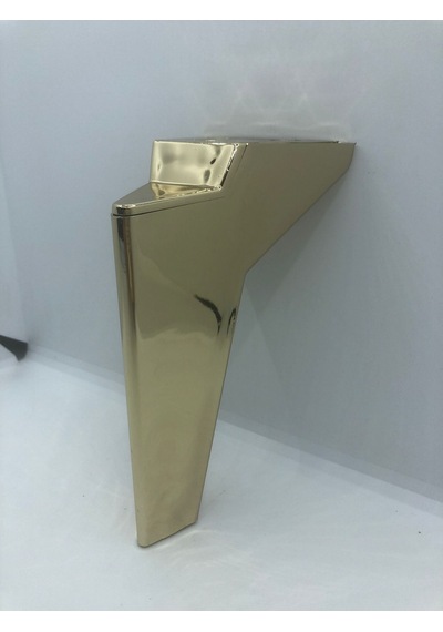 Plastik, 16 Cm Gold Kaplama Koltuk , Mobilya Ayağı 4 Adet