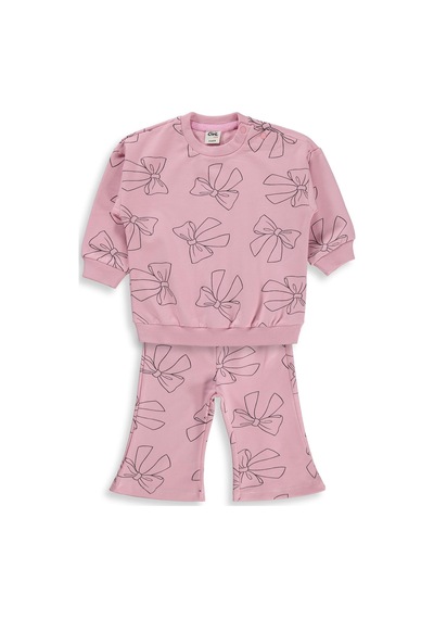 Civil Baby Fiyonk Empirme 6-18 Ay Takım - Pembe