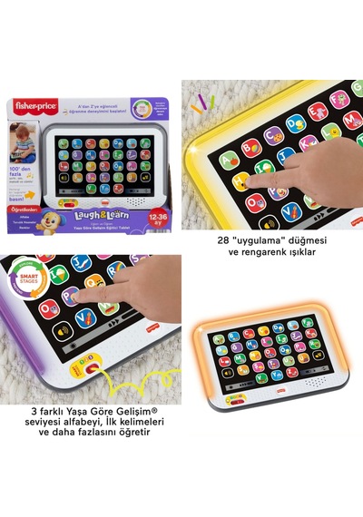 Fisher Price Yaşa Göre Gelişim Eğitici Tablet Hxb69