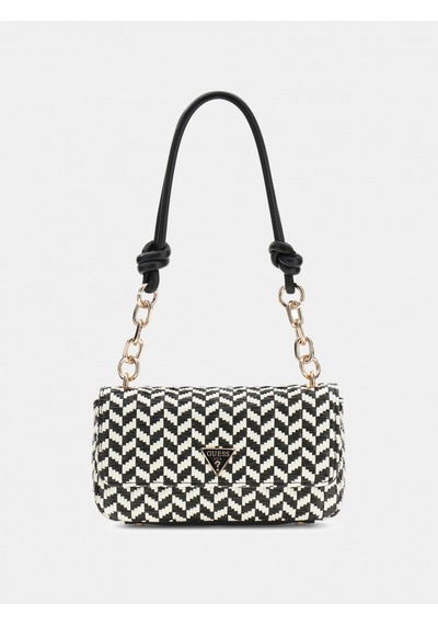 Guess Tessi Kapaklı Kadın Siyah Omuz Çantası Hwwg7691190-bml
