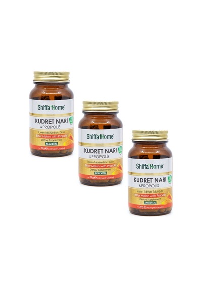 Aksu Vital Shiffa Home Kudret Narı Propolis Kapsül 650mg 60 Kapsül 3 Adet