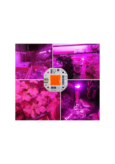 Alkatronik 220v 50w Bitki Büyütme Ledi Klemensli Tüm Işık Spektrumlu Fide