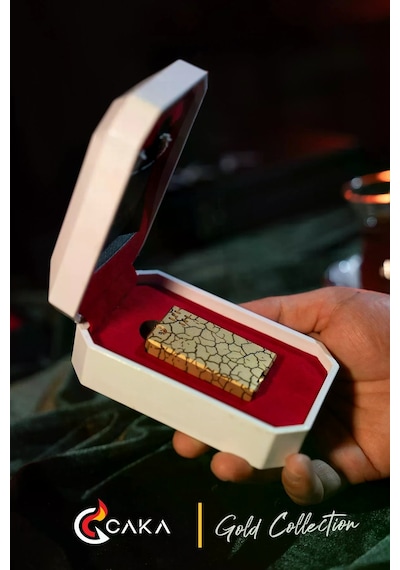 Caka Lighter Vega - S Collection Gold Benzinli Çakmak - Ckl-106