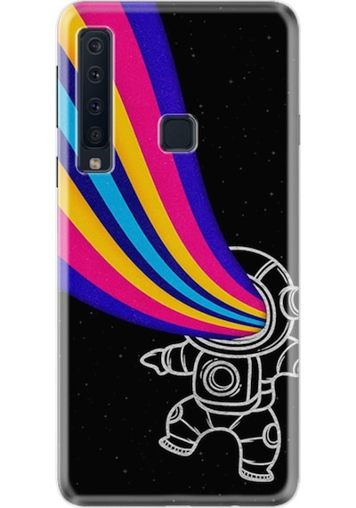 Samsung Uyumlu Galaxy A9 2018 Kilif Desenli Colorful Astronot 1727 527818500