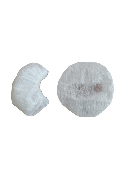 White Guard 50lik Paket 11cm -beyaz Tek Kullanımlık Kulaklık Bonesi-kullan At Kulaklık Kılıfı