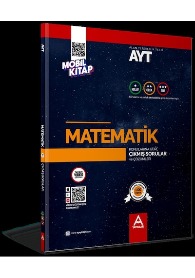 AYT Matematik Konularına ve Zorluk Derecelerine Göre Çıkmış Soru ve Çözümleri -  A Yayınları
