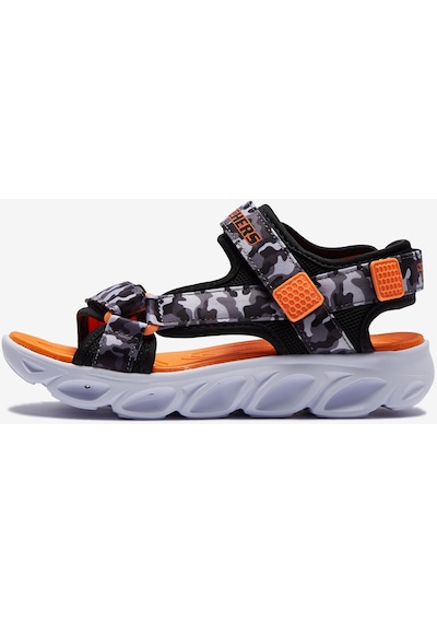 Skechers Hypno - Splash Büyük Erkek Çocuk Siyah Işıklı Sandalet 400077L Bgor Siyah