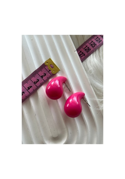 Luno Pembe Damla Küpe Pembe