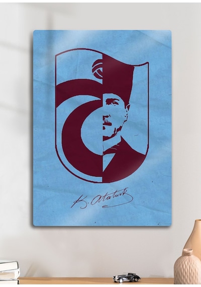Atatürk Tabzon Ts - Dekoratif Metal Tablo